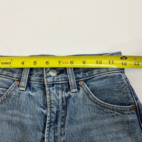 Aritzia Denim Forum Pin Up Super High Straight 28L 23 Blue Jeans - Picture 8 of 10